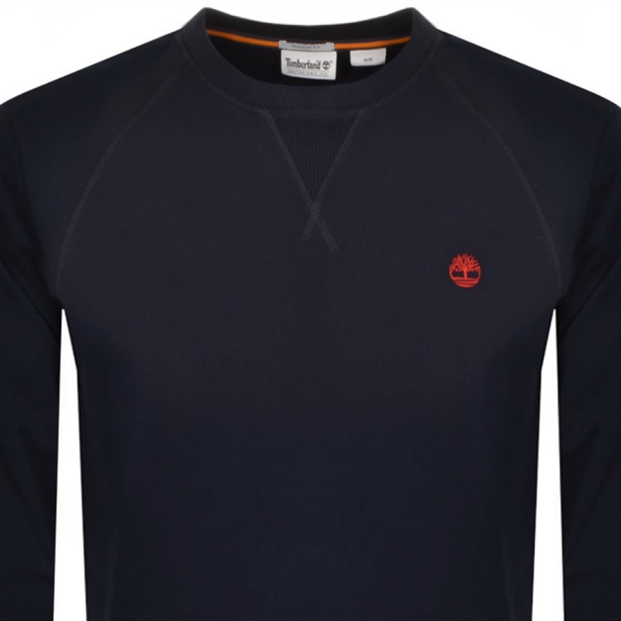 Alternative Image for ProductTimberland Crew Neck Logo Sweatshirt Navy2